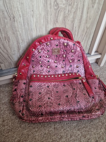 Mcm snake skin studded - mcm,