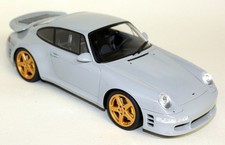 GT Models 1/18 Scale Ruf Porsche 911 993 Turbo R Limited Grey Resin Model Car