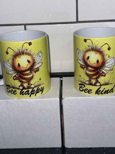 11oz twin mug - mug, bees