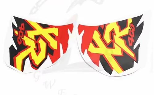 Set pair stickers decals tank - set,