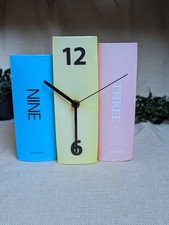 Karlsson Book Clock Pastel