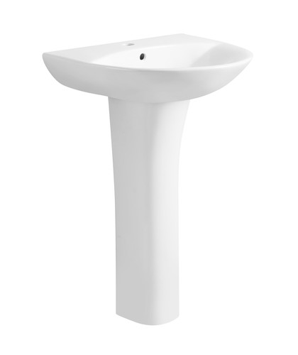 Bathroom pedestal sink round - pedestal,