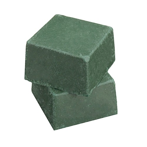 Green leather strop sharpening - green,