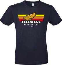 Maglietta stile Honda t shirt Moto Motociclista Vintage idea regalo Italia