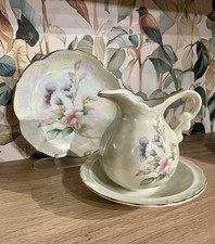 Vintage Japanese Lustreware Wash Jug & Bowl Set – Home Selection- Made in Japan