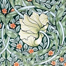 William Morris Flower Kiln Fired Ceramic or Porcelain Tile Fire Kitchen Bath