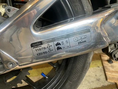 Aprilia rs125 swingarm - rs125,