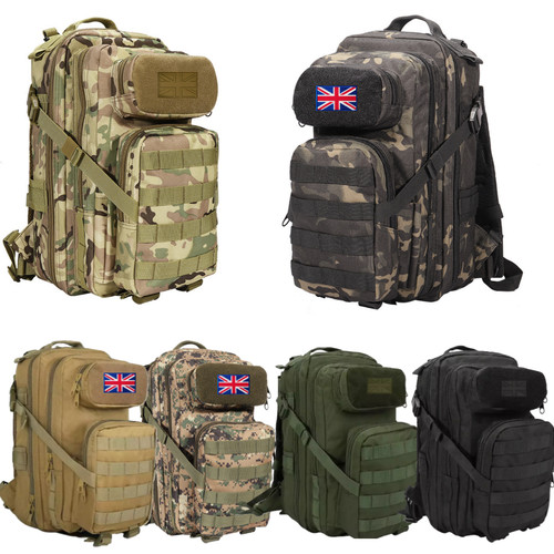 Tactical military backpack 25l - tactical,
