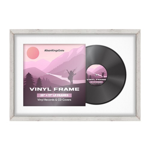 Vinyl frame record - vinyl,