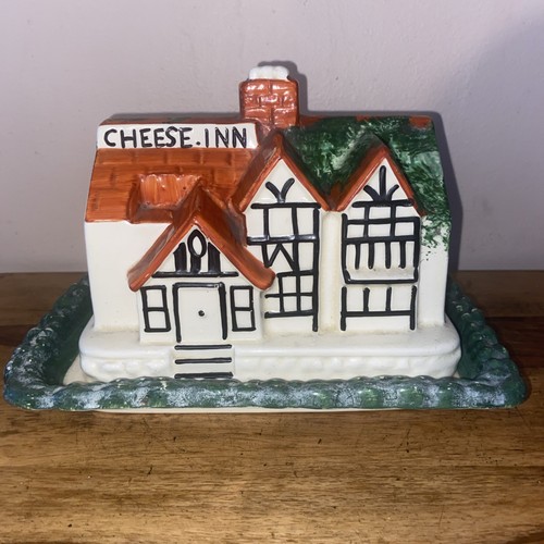 Vintage cottage shaped cheese - cottage,