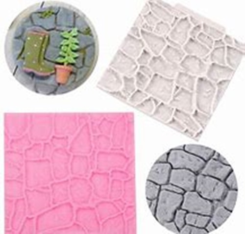 Silicone stone path - stone,