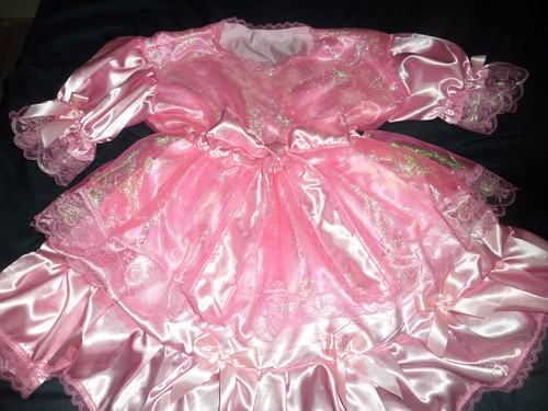 Abdl sissy frilly dress - abdl,