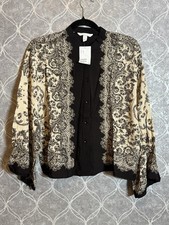 H&M Women's Floral Blouse Size