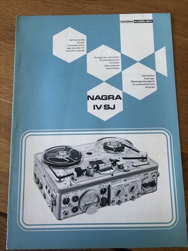 Nagra tape recorder - nagra, iv-sj