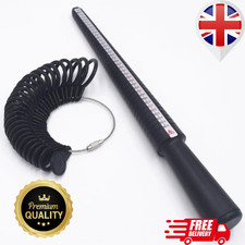 Ring Measurement Tools Sizing Gauges Belt Mandrel Stick Sizer Set Kit UK