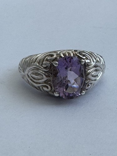Vintage 925 silver amethyst - vintage,