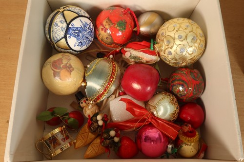 Box vintage christmas - box,