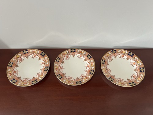 Three vintage side plates - vintage,