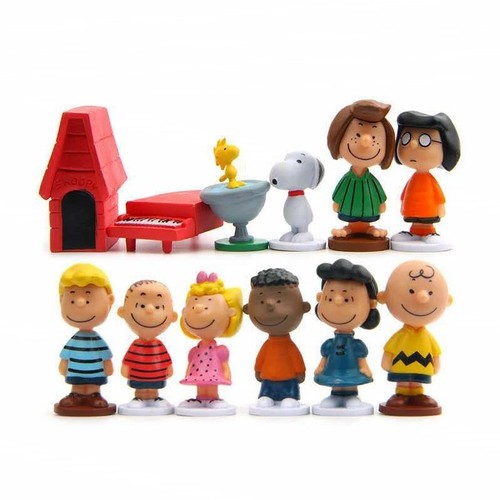12pcs peanuts snoopy mini - peanuts,