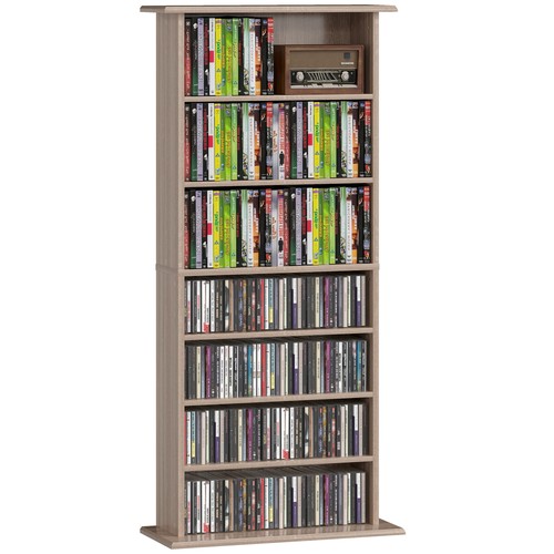 Homcom storage unit dvd - cd,