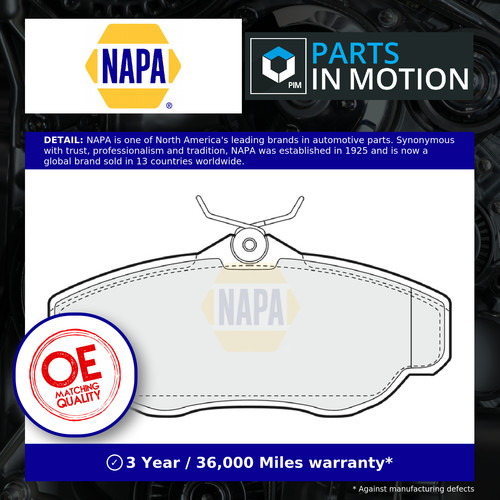 Brake pads set - pads,