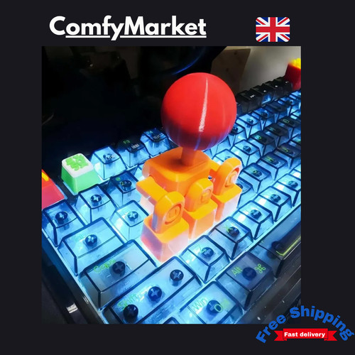 Printed keyboard joystick - 3d,