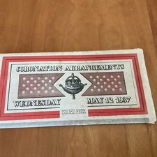 1937 Coronation Arrangements