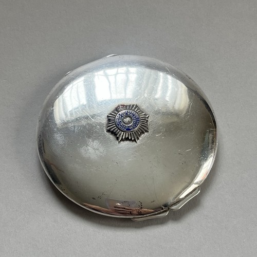 Sterling silver powder compact - sterling,