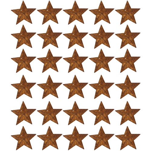 30pcs dark brown metal barn - 30pcs,