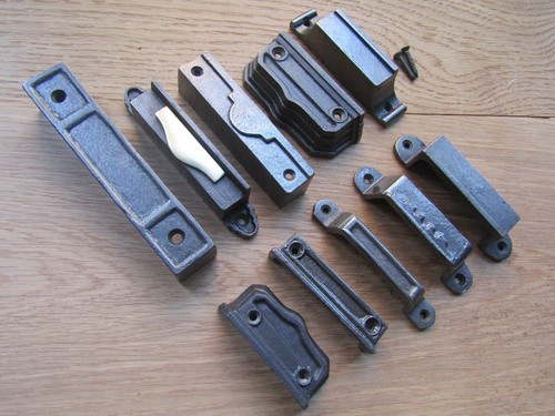 Cast iron rustic rim lock - rustic,