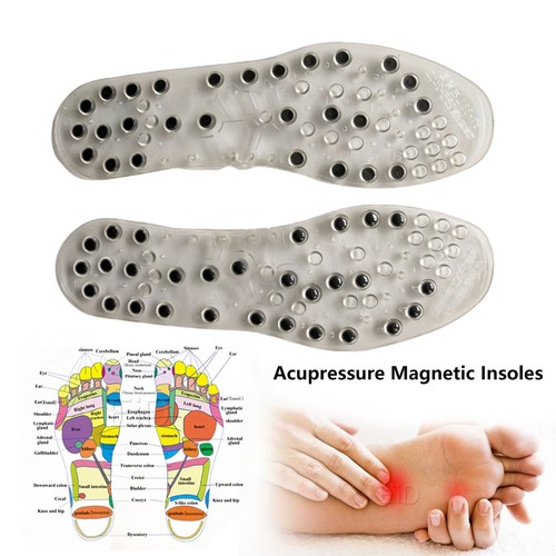 Magnetic massage shoe insoles - magnetic,