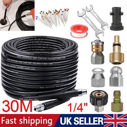 30m high pressure - 30m, drain