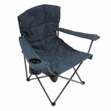 Vango Malibu Chair - Charcoal Folding Camping Chair - Granite Grey -