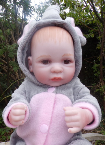 Cute baby boy doll made - boy,