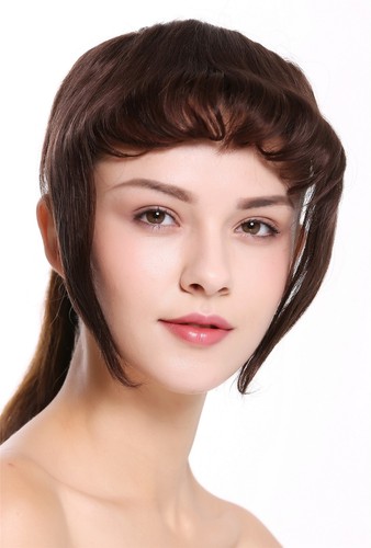 Hairpiece real hair wavy bangs - hairpiece,