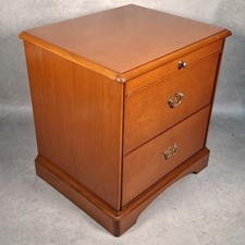 Stag Teak Bedside Cabinet Pull