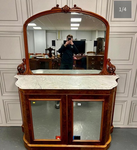 Victorian walnut marble topped - victorian,