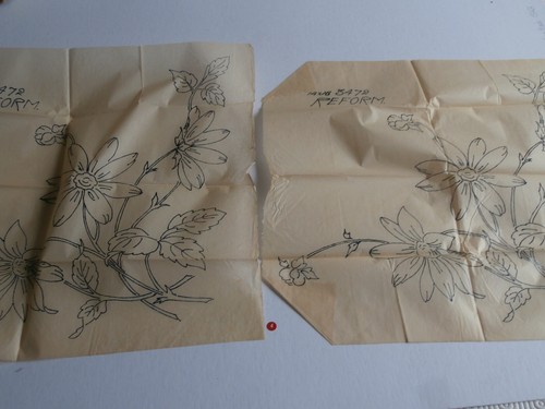 Vintage embroidery transfers - , 2