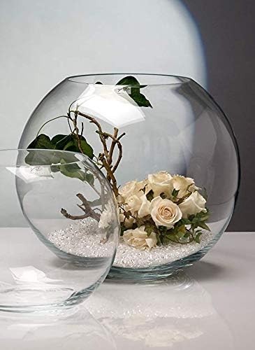 Clear transparent fish bowl