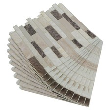  10 Pcs Marble Design Sticker Bathroom Tile Transfers Imitation Self-adhesive