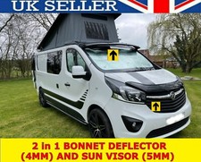 2IN1 RENAULT TRAFIC  2014-2019  SUNVISOR SUN VISOR & BONNET DEFLECTOR GUARD