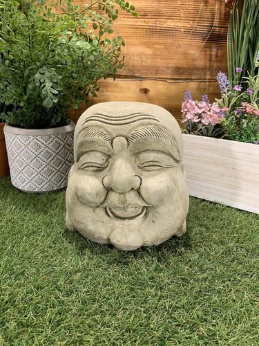 Stone garden happy smiling - stone,