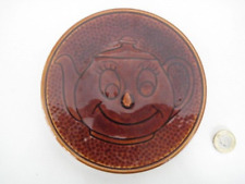 RARE RETRO VINTAGE SYLVAC POTTERY FACE POT DESIGN INTEREST TEAPOT STAND 5438