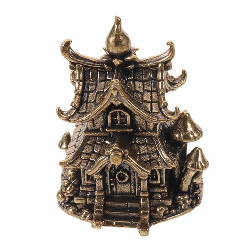 Small brass pagoda decor - ,