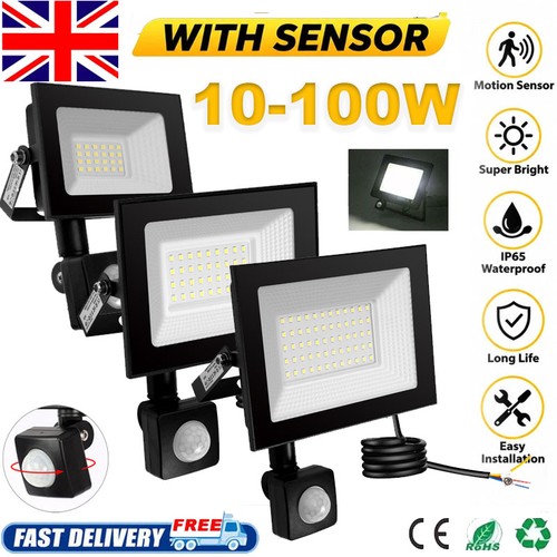 Led floodlight with - with, motion