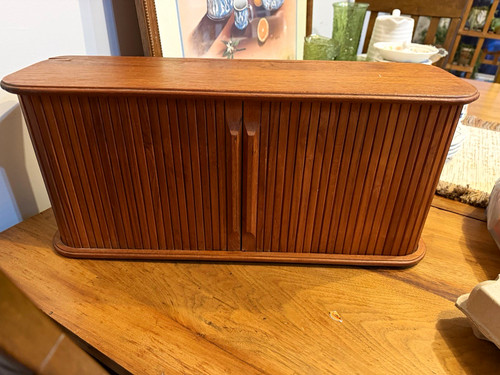 Vintage mcm eppco teak wood - vintage,