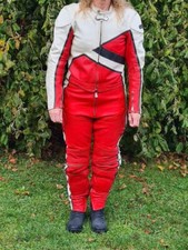 Original Hein Gericke genuine leather motorcycle suit size 52 from the 90s