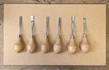 Henry Taylor Woodcarving Chisel Set for Miniature Wood Block and Lino Cutting