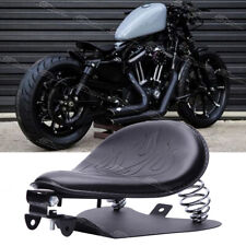 Motorcycle Bobber Solo Seat 3" Spring w/Base For Harley Sportster XL 883 1200 48