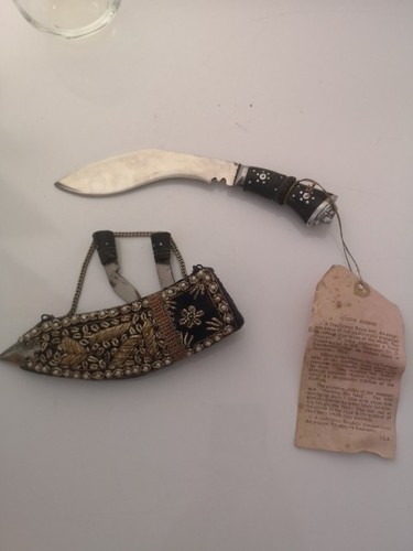 Vintage indian kukri knife - vintage,